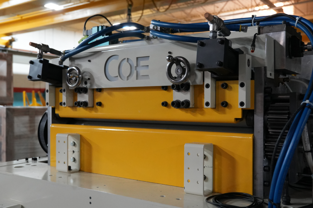 COE 350 Piloting Feeder Straightener for compact stamping applications